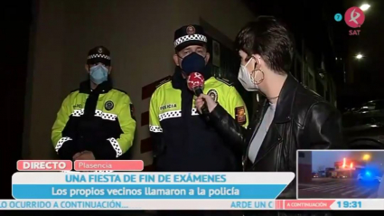Fiesta ilegal desalojada en Plasencia