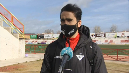 El capitán Gonzalo Barroso volverá a la defensa en el Don Benito este domingo en Villarrobledo