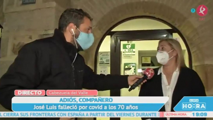Homenaje a un voluntario de Protección Civil