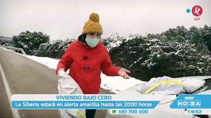 Nieve en Villarta de los Montes