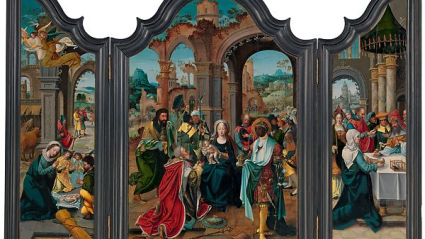 adoración de los magos de van aelst