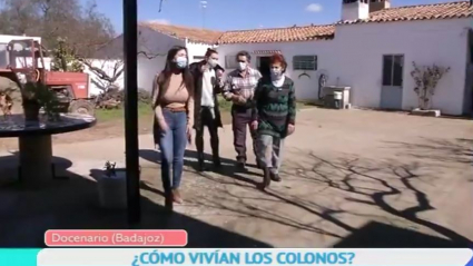 Casas de colonos en Docenario