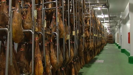 Secadero de jamón.