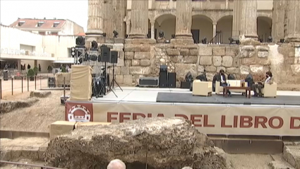 Feria del libro de Mérida, en el Templo de Diana