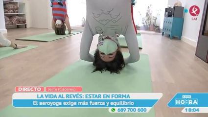 Aeroyoga en Jerte