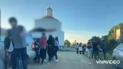 Botellón en Villafranca de los barros