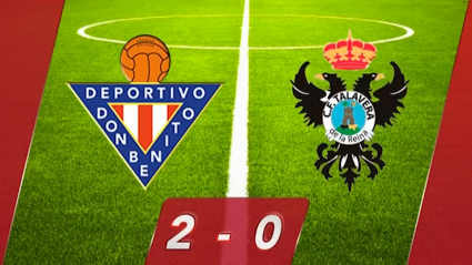 Don Benito 2-0 Talavera: los calabazones se colocan terceros