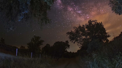 Entre encinas y estrellas, en Fregenal de la Sierra