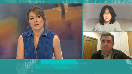 Momento de la entrevista  sobre las previsiones para la Semana Santa, a representantes del sector turístico en la región 