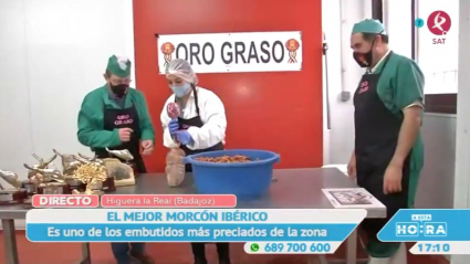 Morcón ibérico en Higuera la Real