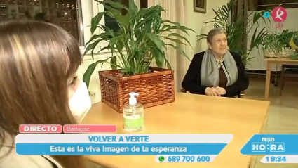 Reencuentro abuela y nieta
