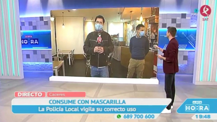 Sanción por no llevar mascarillas