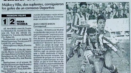 Crónica del Atlético-Deportivo.