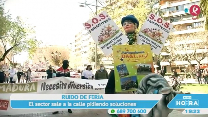 Feriantes protestan