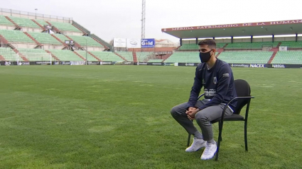 José Manuel Gaspar en el Estadio Romano José Fouto