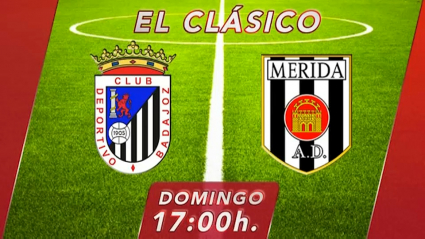 Badajoz-Mérida, domingo 17:00 horas en el Nuevo Vivero