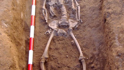 Restos encontrados en Mérida de las llamadas princesas bárbaras