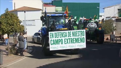 Tractorada de Miajadas a Madrid