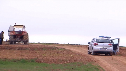Accidente laboral con un tractor
