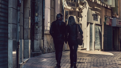 Pareja de mediana edad