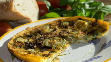 tortilla de calabacín