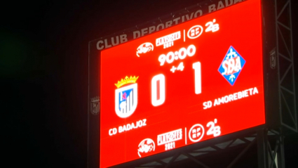 El CD Badajoz perdió 0-1 en el Nuevo Vivero