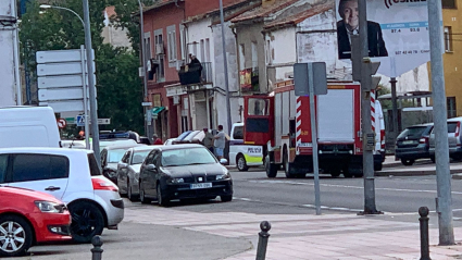 Imagen del accidente minutos después de producirse