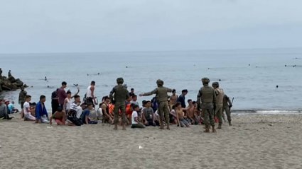 Playa del Tarajal, en Ceuta
