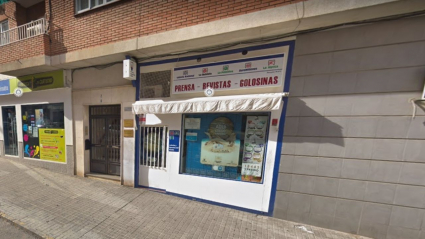 Despacho de la Calle Manuel Godoy en el que se ha validado el premio