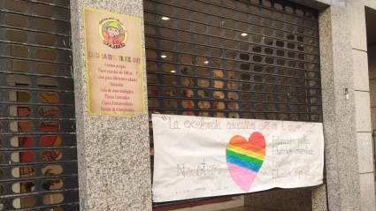 Escuela Infantil Meridín de Mérida, una de las 85 que realizan huelga esta mañana