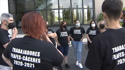Imagen de trabajadores de Feafes Cáceres