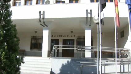 Juzgados de Coria, esta mañana 