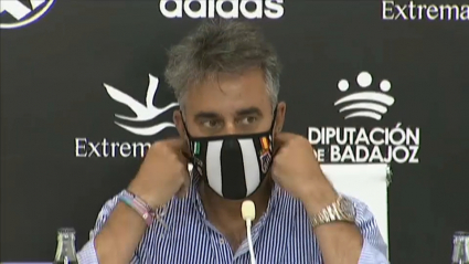 Joaquín Parra, dueño del CD Badajoz.