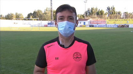 Rai Rosa, entrenador del Coria, ha pasado por Extremadura Deportes este viernes a 24 horas de la gran final por el ascenso entre Coria y Diocesano