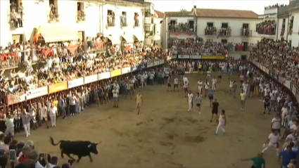 Sanjuanes de Coria, en una de sus ediciones pasadas.