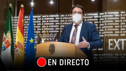El consejero de Sanidad, José María Vergeles, en el transcurso de una rueda de prensa.