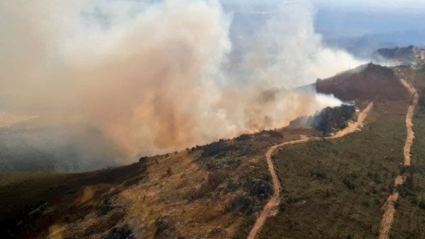 Incendio en Cañaveral