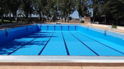 Imagen de la piscina municipal compartida por el alcalde