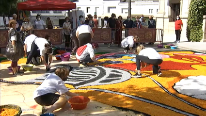 Elaboración de la alfombra