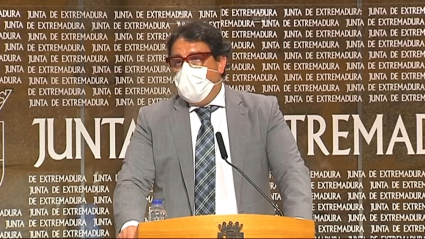 José María Vergeles en rueda de prensa