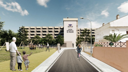 Recreación de la nueva residencia El Prado de Mérida
