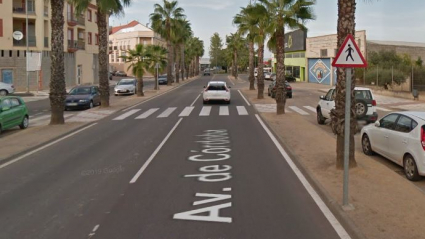Lugar aproximado del accidente