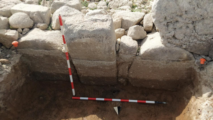 Trabajos arqueológicos en el embalse de Valdecañas