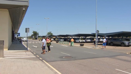 Aparcamiento del Aeropuerto de Badajoz