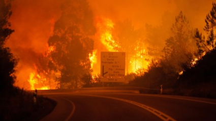 Imagen de archivo de un incendio en Portugal