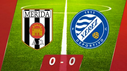 Mérida 0-0 Xerez Deportivo: tercer empate consecutivo