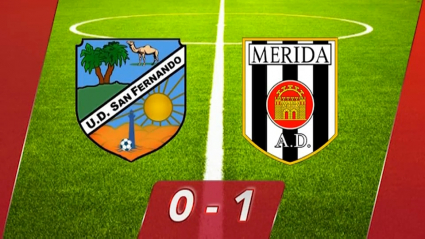 El Mérida saca la victoria ante la UD San Fernando
