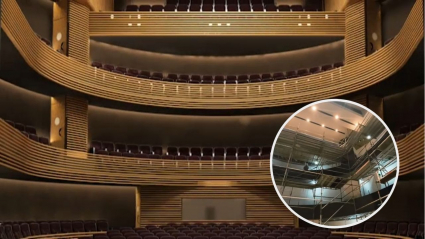 Recreación del Cine Teatro María Luisa y estado actual de las obras
