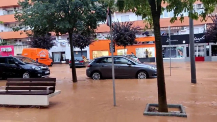 La avenida de La Paz ha vuelto a sufrir las consecuencias de la lluvia