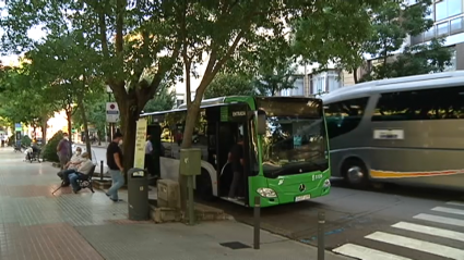 Autobús urbano en Cáceres